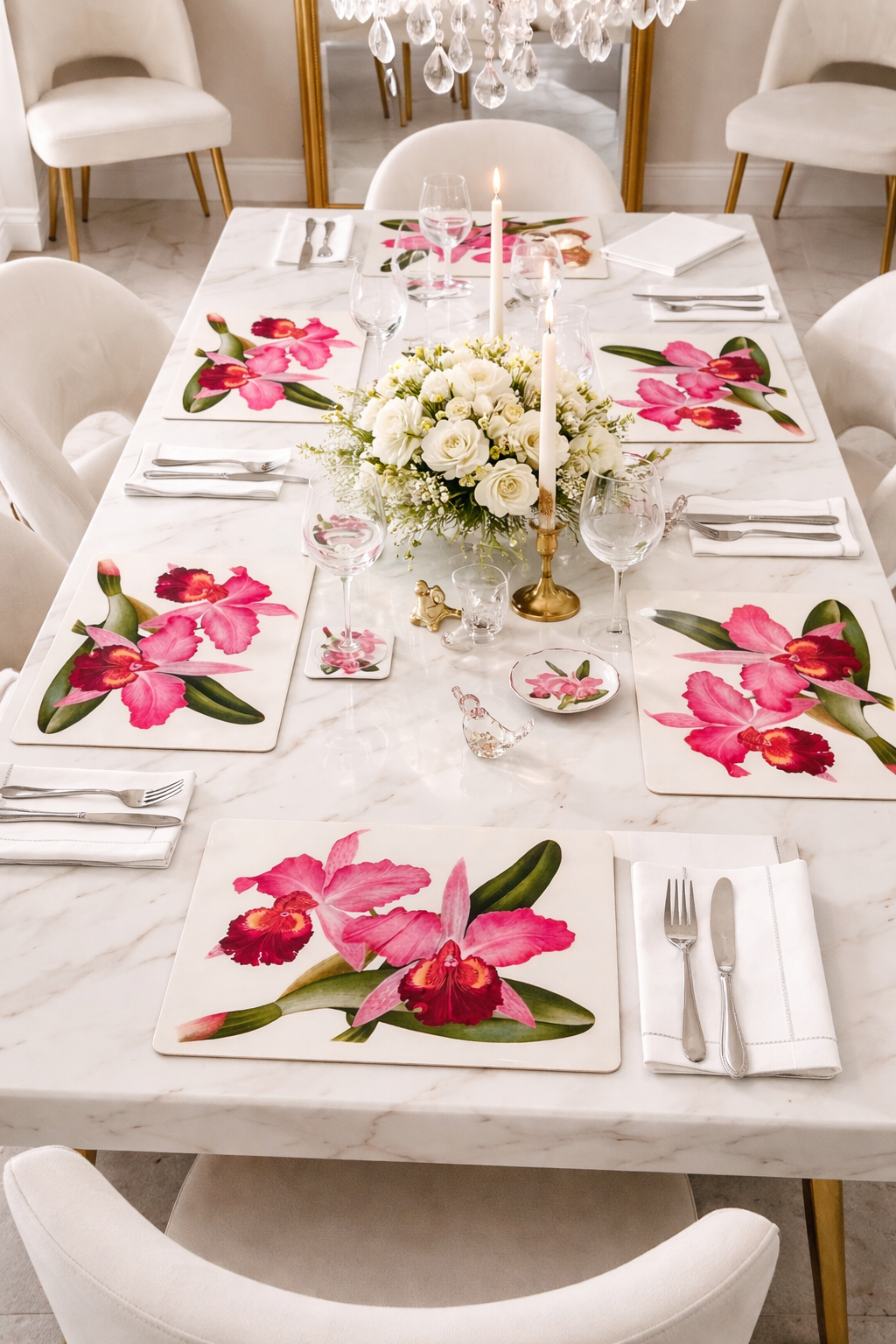 Orchid Rose Collection Placemats