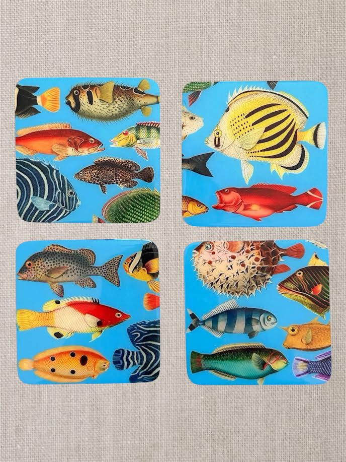 Artisanal Coasters: Marine Life Collection