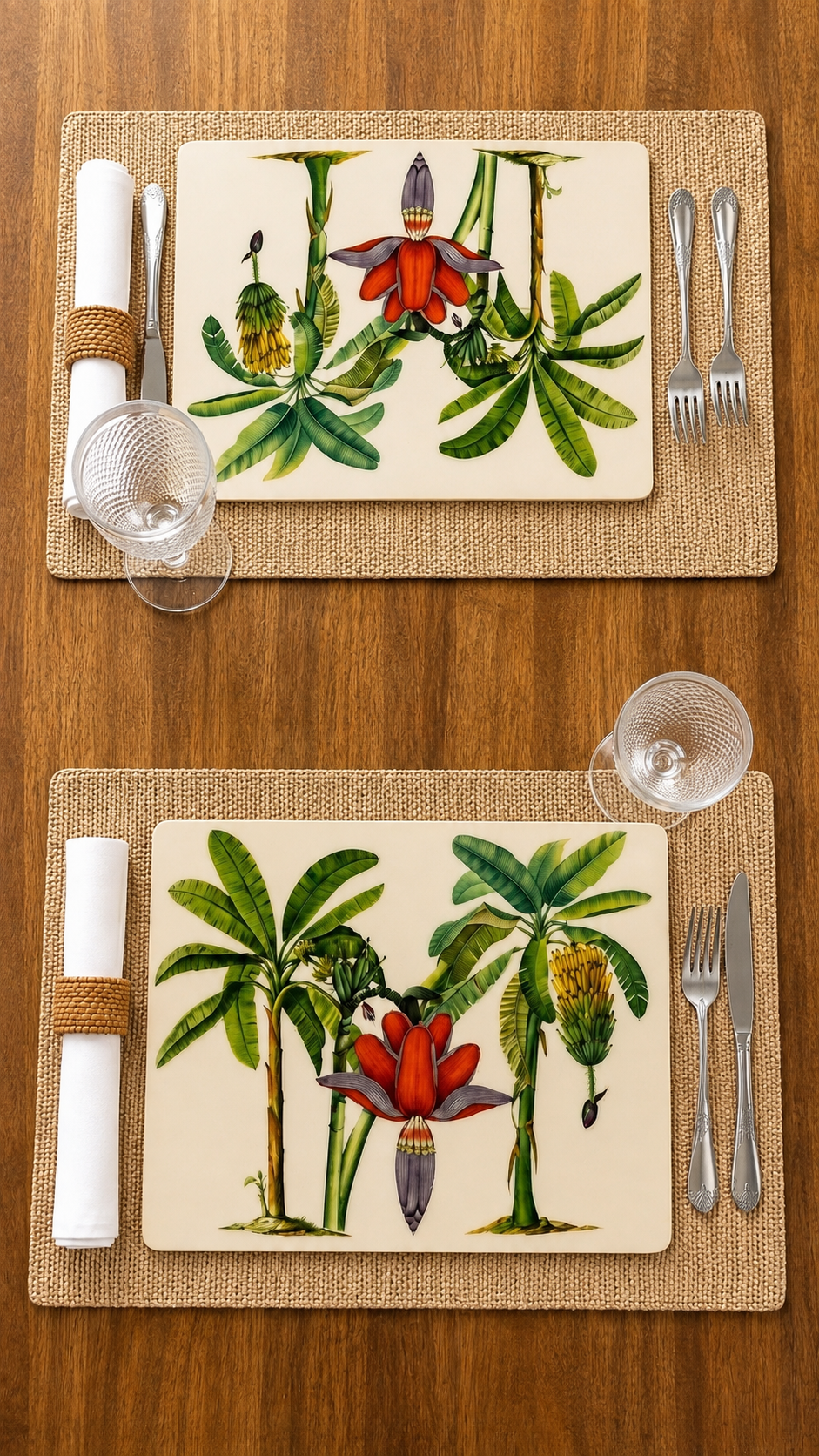 Handmade Tropical Banana Leaf Placemat