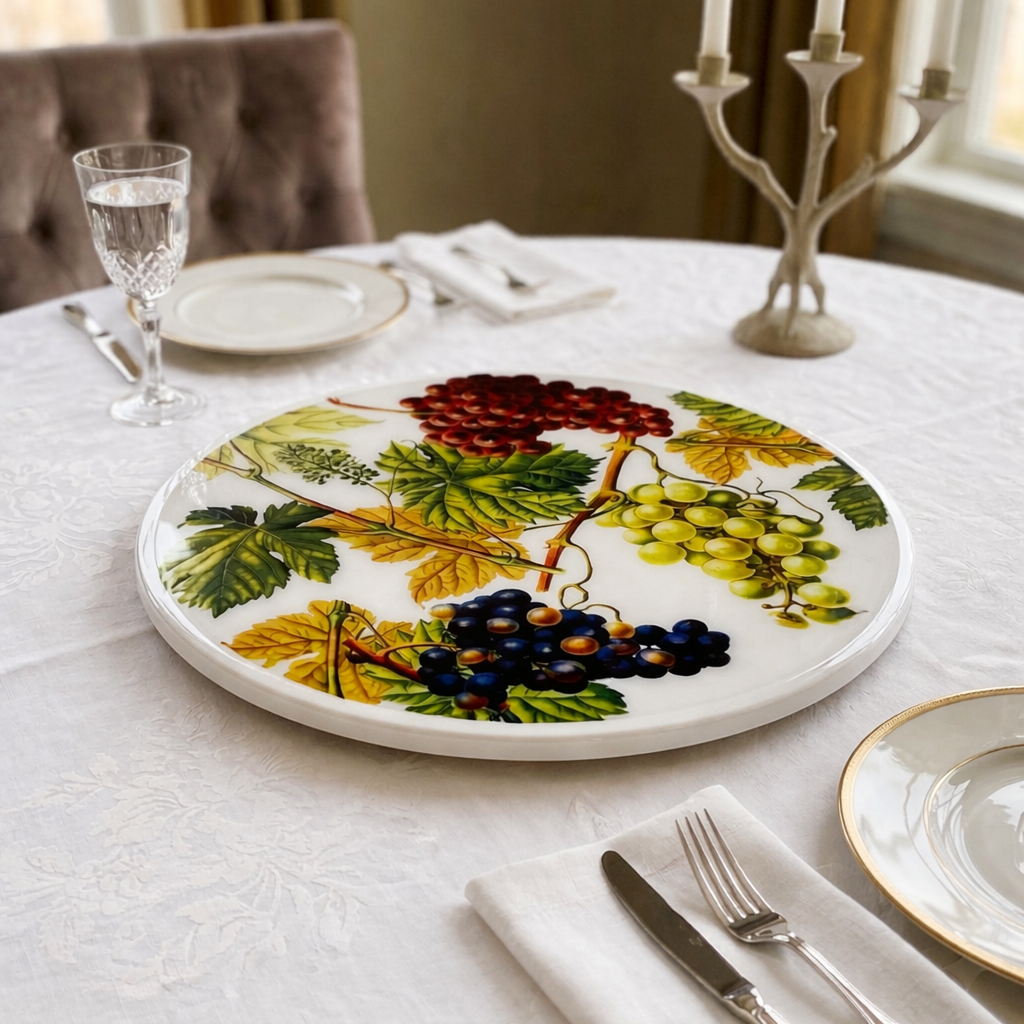 Botanical Vineyard Lazy Susan