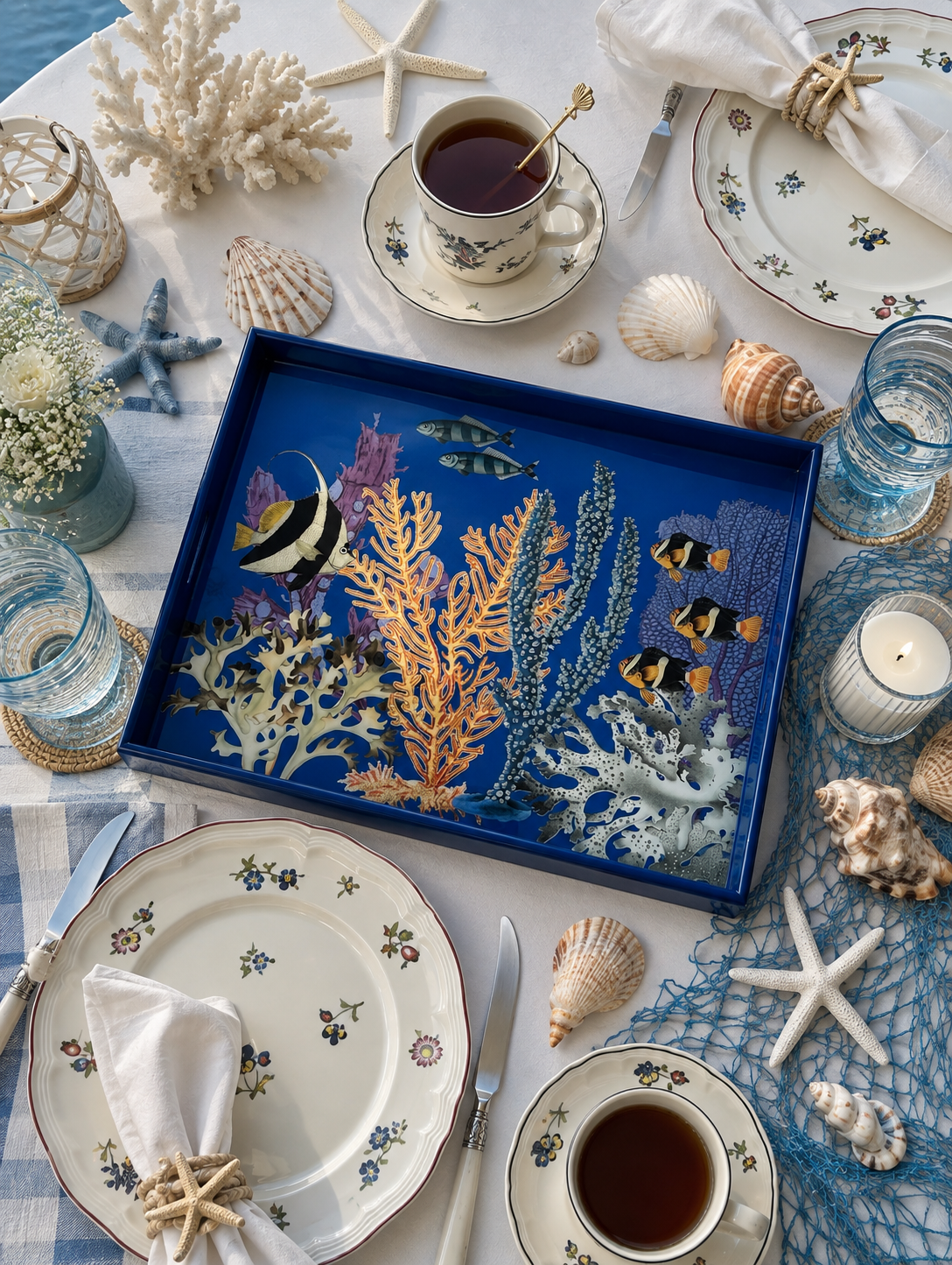 Reef Ocean Decorative Serving Tray