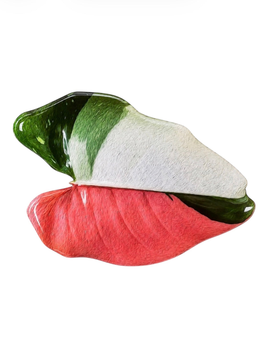 Anthurium Botanica Centerpiece | Handmade Resin Art on Wood