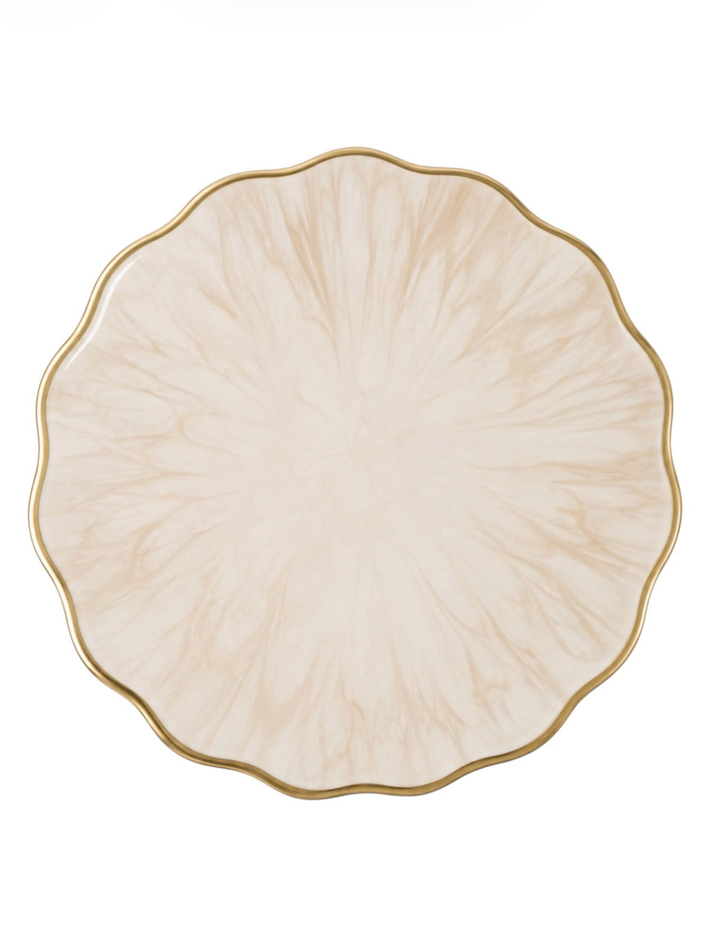 Ivory Pearl Resin Placemat – Handmade Luxury Table Decor