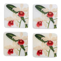 Cattleya Blanche – Handcrafted Botanical Resin Coasters | TABLE ON TABLE