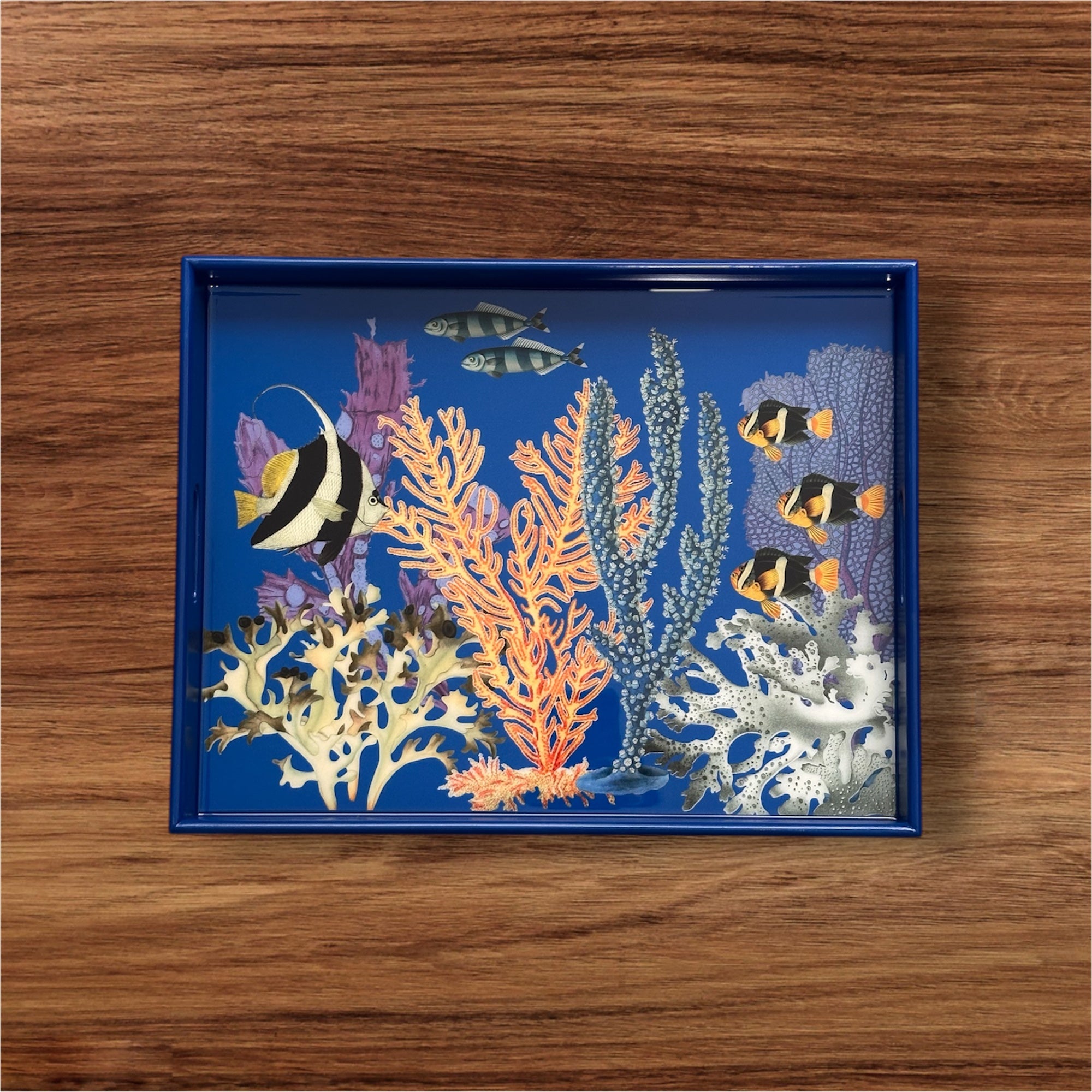 Handcrafted Coral Reef Resin Tray