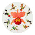 Orchids and Hummingbird-Resin Lazy Susan