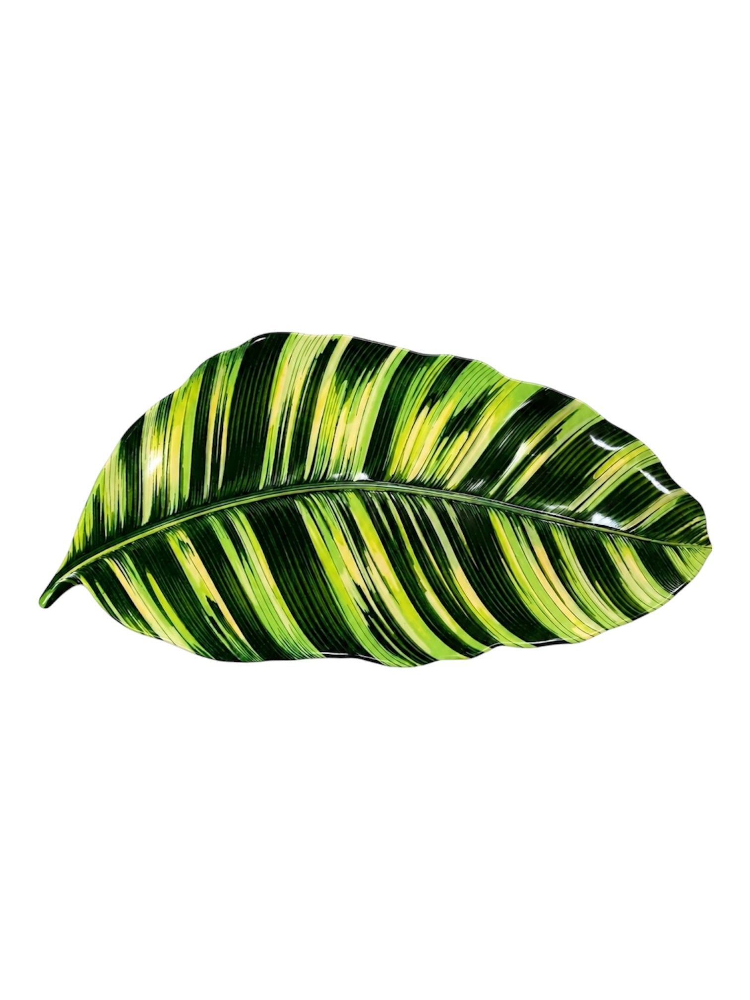 Tropical Banana Leaf Luxury Centerpiece  – Handcrafted Resin-on-Wood