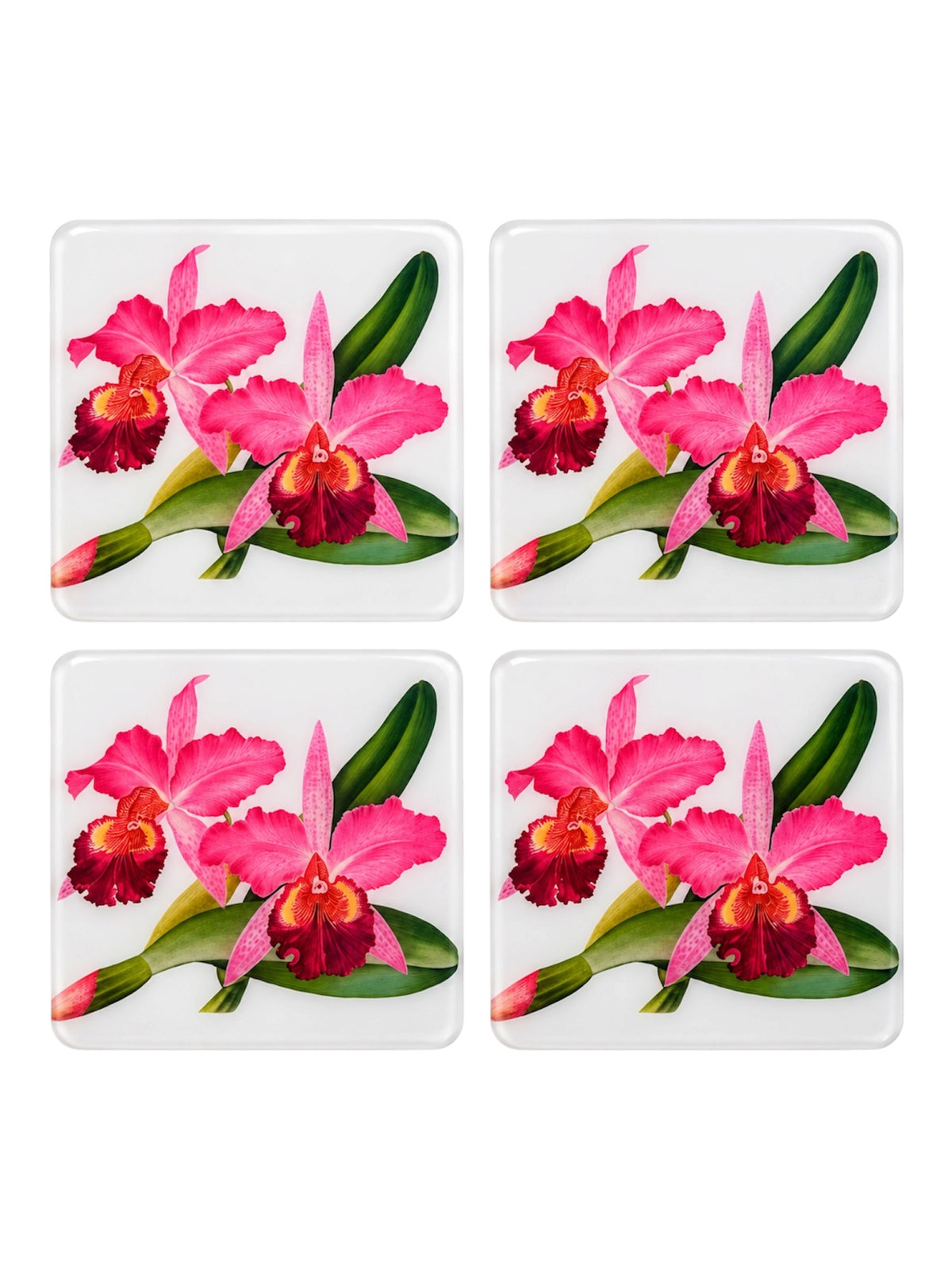 Orchid Rose Collection – Handcrafted Orchid Coasters