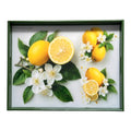 Citrus Bloom – Handcrafted Botanical Resin Tray | TABLE ON TABLE