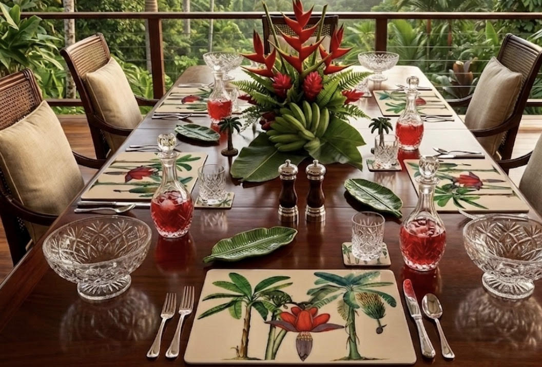 Handmade Tropical Banana Leaf Placemat