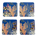 Handcrafted Coral Reef Resin Coasters