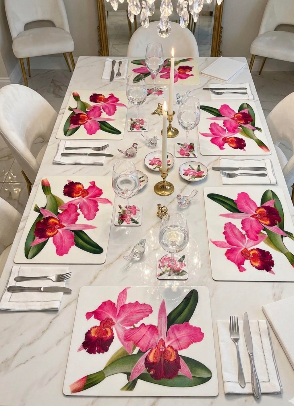 Orchid Rose Collection- Placemats